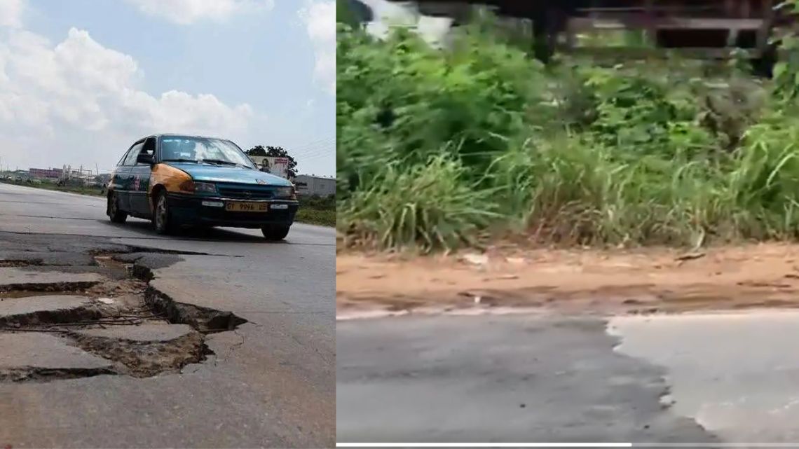 Video: Gov’t fixing patches on Accra-Tema motorway