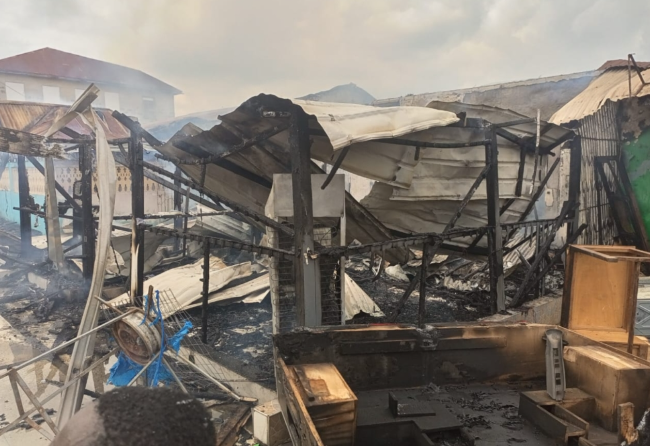 Printing press, restaurant among 8 shops in Assin Fosu destroyed by fire