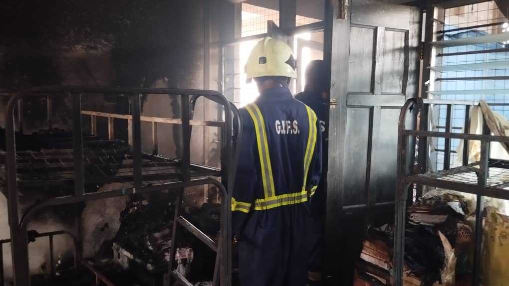 Takoradi: Ahantaman SHS Dormitory gutted by fire