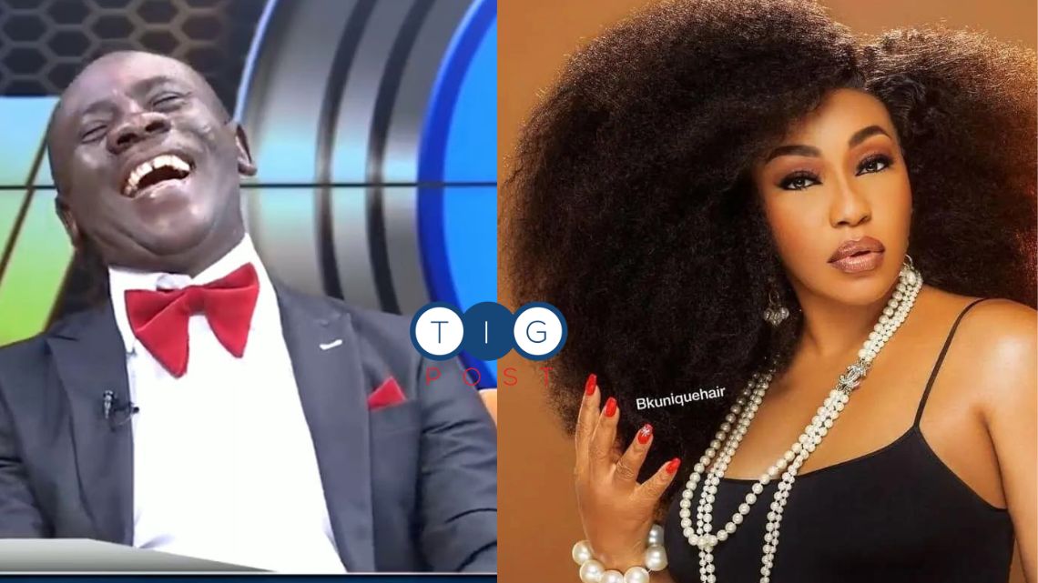 Rita Dominic spotted on set with Akrobeto and other Ghallywood stars