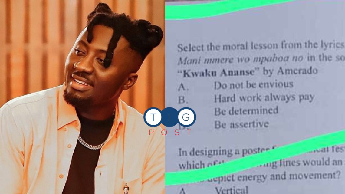 Amerado’s ‘Kweku Ananse’ lyrics features in 2024 B.E.C.E