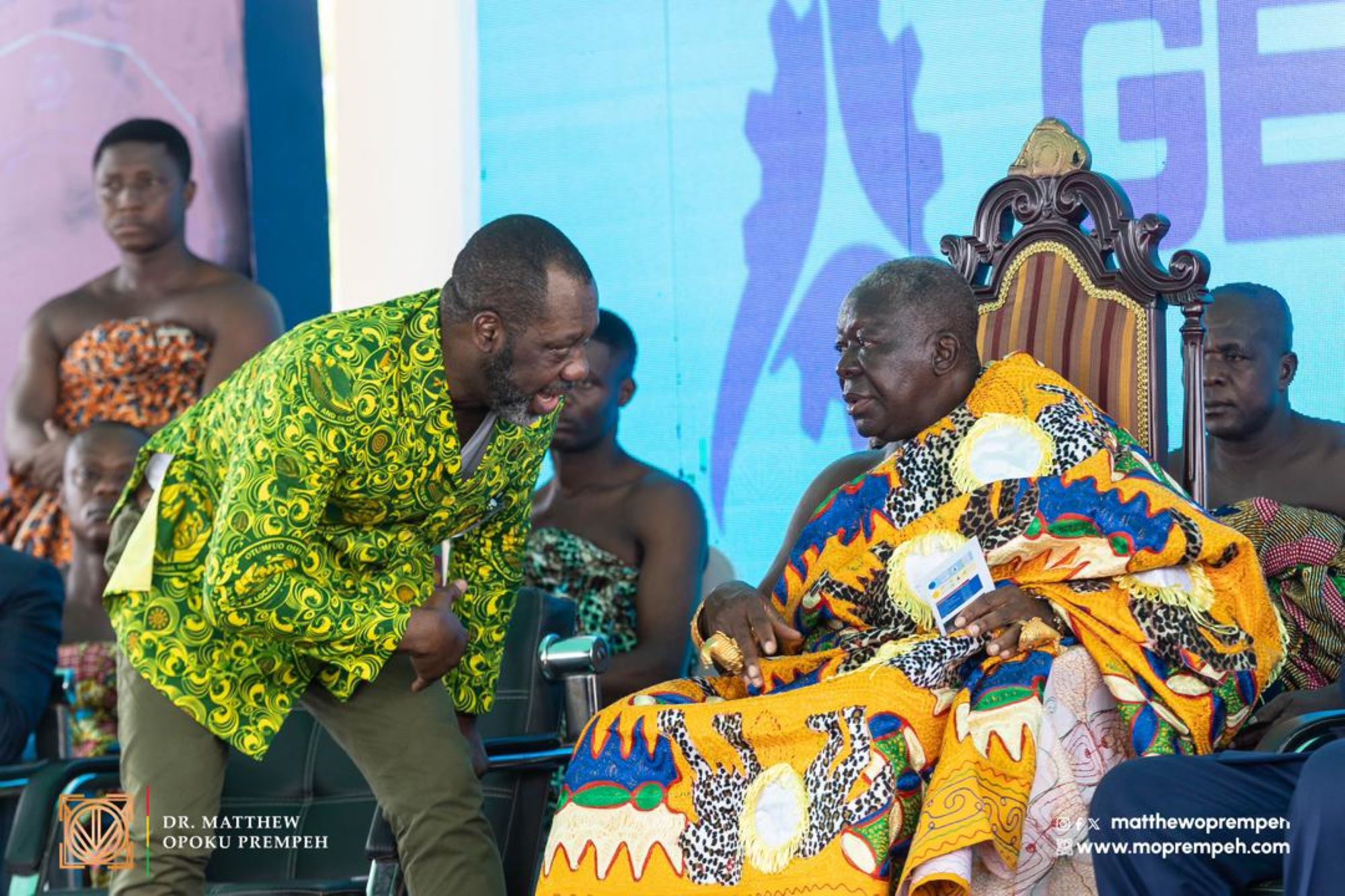 I raised him with his dad; I paid his fees at a point – Otumfuo on relationship with NAPO