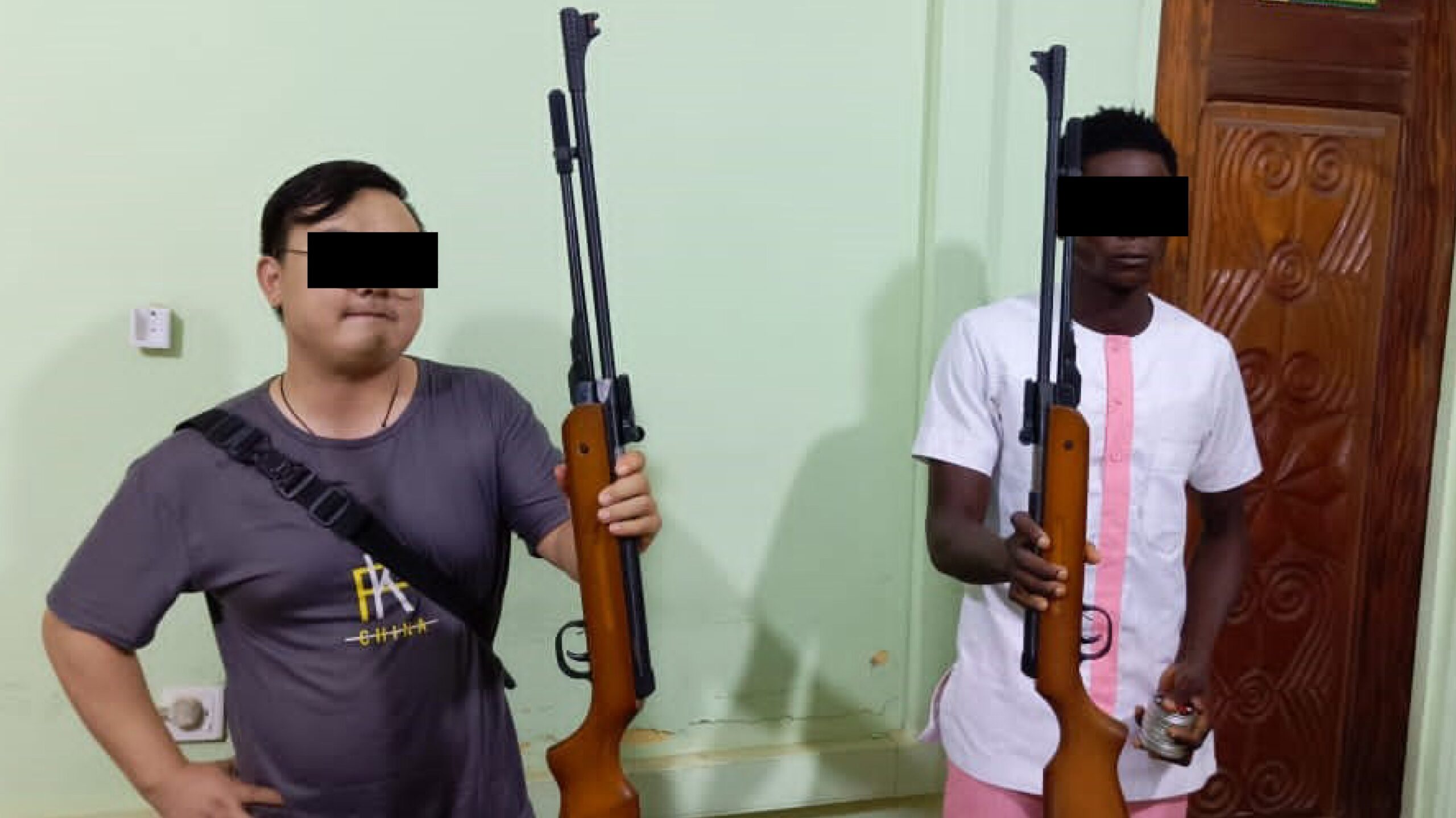 2 including Chinese arrested at Paga Border for unlawful possession of arms, gold, cash