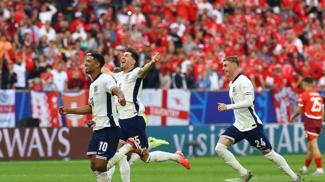 England secures a semi-final place with victory over Switzerland in 2024 Euros