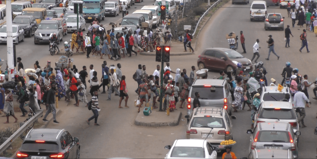 Madina/Adentan: Pedestrians ignore footbridges despite daily knockdowns, arrests