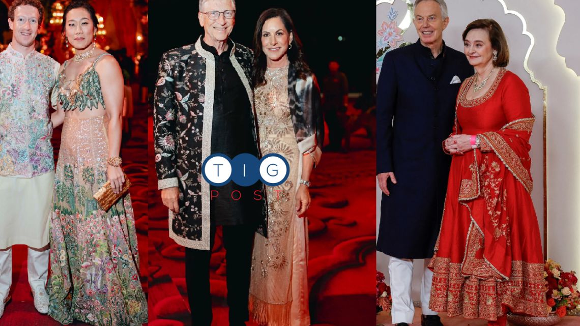 Mark Zuckerberg, Bill Gates among ‘global icons’ spotted at ‘world’s most lavish wedding