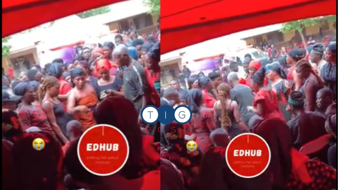 Video: Spirit of a dead man possesses a young lady, who delivers a message to a widow