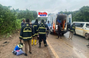 15 sustain injuries in accident on Cape Coast-Accra Highway