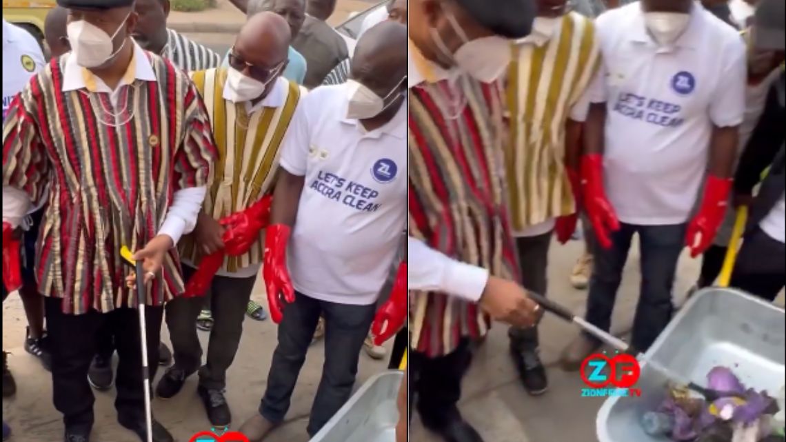 Homowo cleanup exercise underway; Ga Mantse distils gutter in Accra