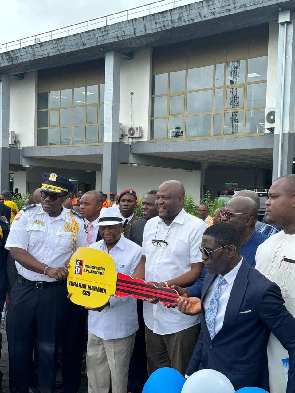 Ibrahim Mahama gifts Liberia Airport 20 police vehicles, 3 1200KVA generators