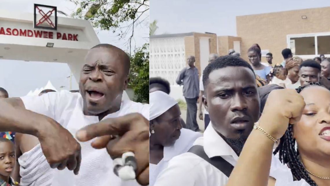 Chaotic scenes at Atta Mills’ 12th anniversary wreath-laying ceremony