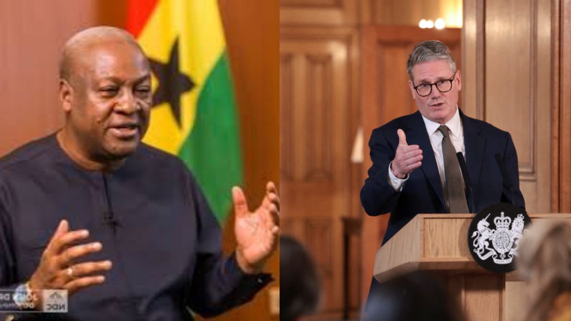 Congratulations on your landslide victory – Mahama to Keir Starmer, Labour Party