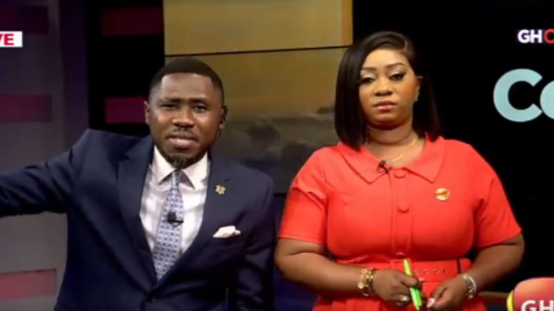 Ei! This country, I can’t think far – GHOne presenter goes ‘berserk’ on live TV