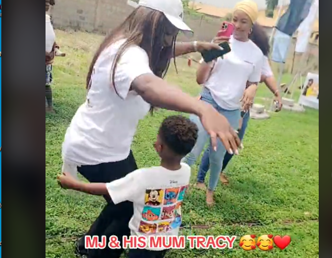 Watch adorable moves by Sarkodie’s son and Tracy at Brighter Day Celebration in Tema