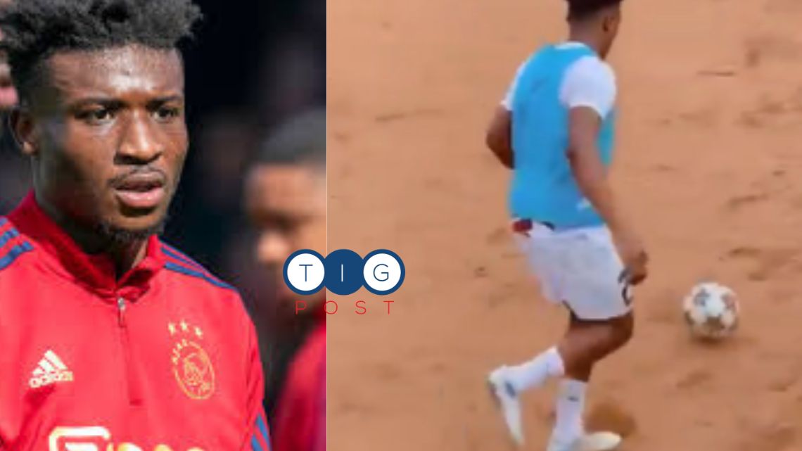 Mohammed Kudus spotted in Nima having a quality time with childhood friends