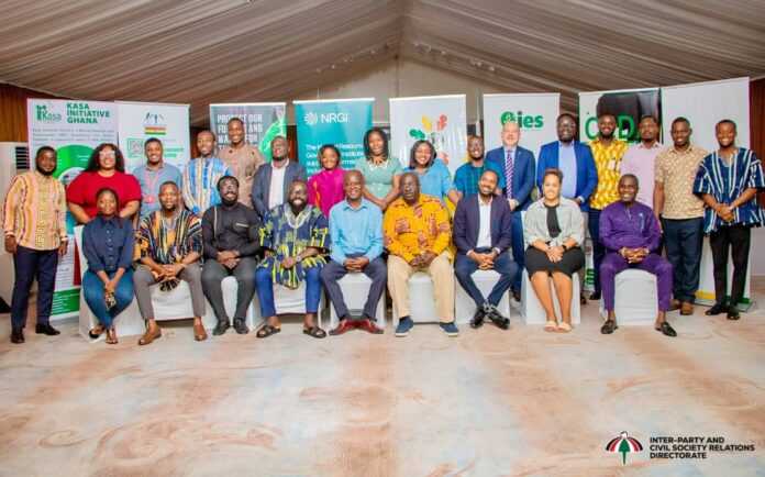 NDC partakes in 2024 political party dialogue organized by UK-Ghana Gold Programme