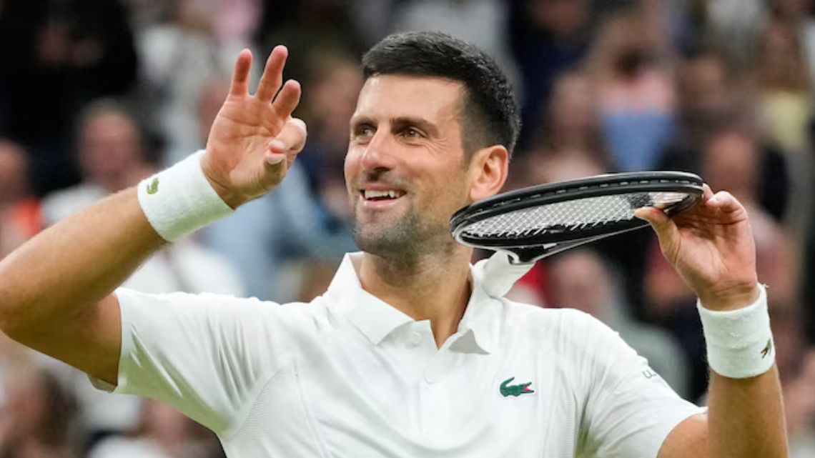 Seven-time champion Novak Djokovic books a place in the fourth round of Wimbledon