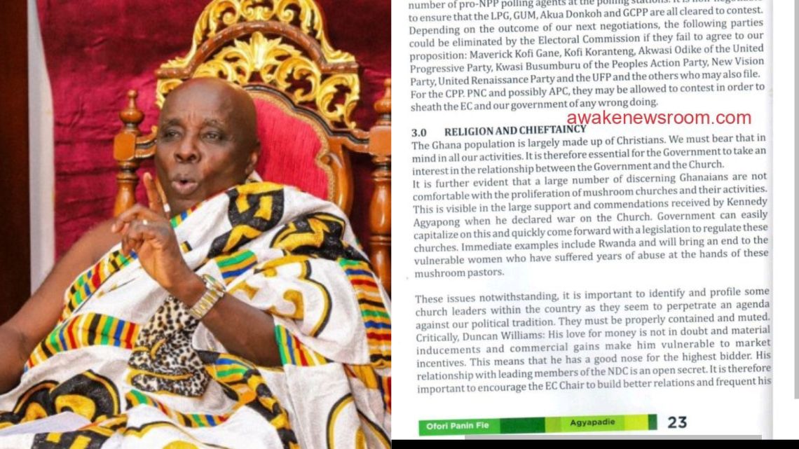 ‘Agyapadie’ document isn’t real, it is fiction – Okyenhene