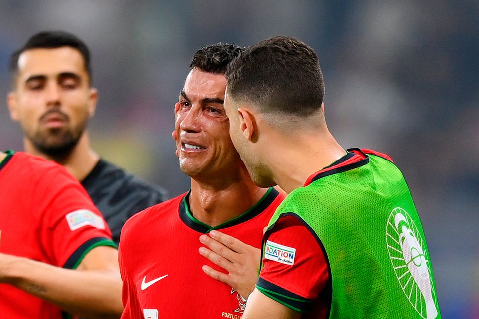 Video: Ronaldo breakdown in tears after penalty miss