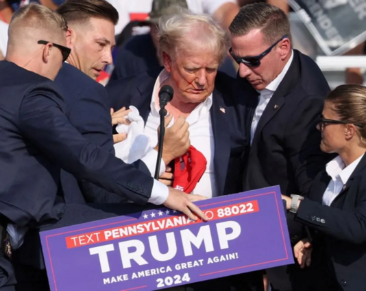 Donald Trump shot at rally