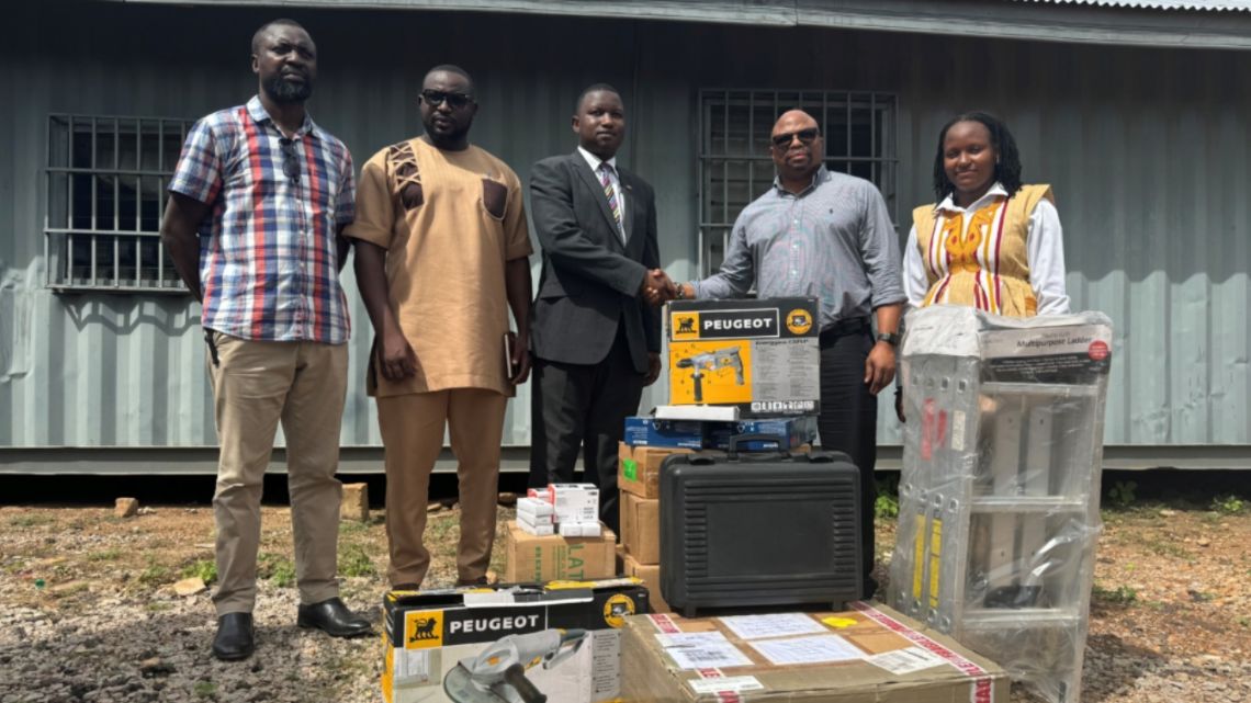 GIS, NACOC receive safety items worth £9k from British High Commission