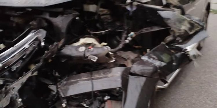 Richard Ahiagbah survives near-fatal accident on Accra-Kumasi highway