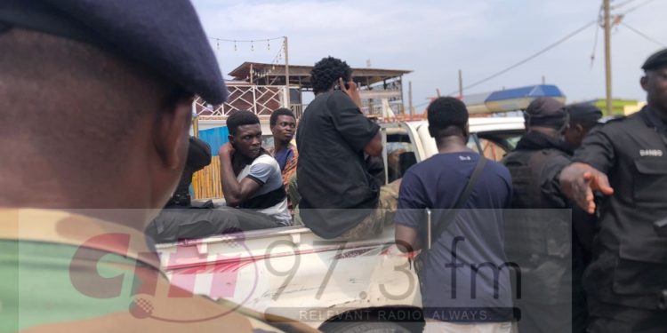 Police detain 13 for encroaching on Teshie Military shooting range land