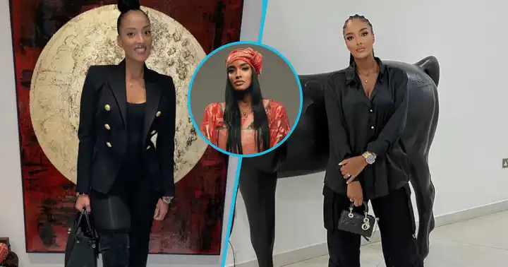 Dede Ayew’s beautiful wife steals the spotlight at Didi Stone’s 25th birthday party