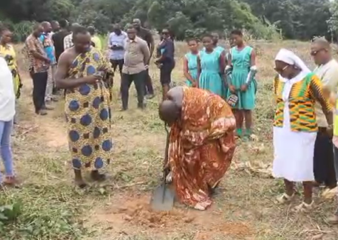 Ola Girls SHS readies for new staff bungalow at sod-cutting ceremony by Asutifi North MP