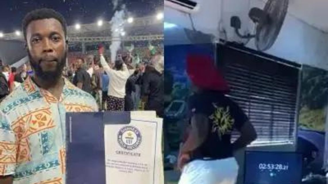 Nigerian man sets Guinness World Record for twerking