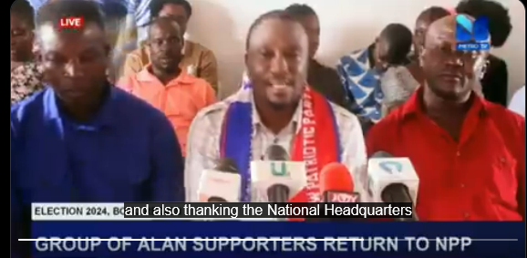 Per all indications, Bawumia is winning the upcoming elections – Group of Alan supporters return to NPP