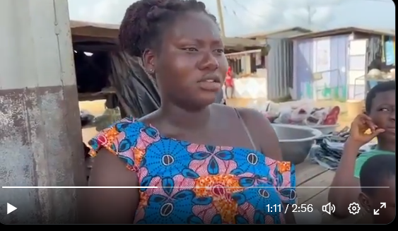 How Ewusiejo residents use alum to purify dirty ‘galamsey water’ for drinking, bathing