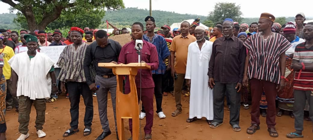 Bimbagu residents protest against promotion of sub-chief