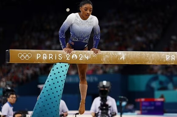 2024 Olympics: USA’s Biles falls of beam, misses out on medal win