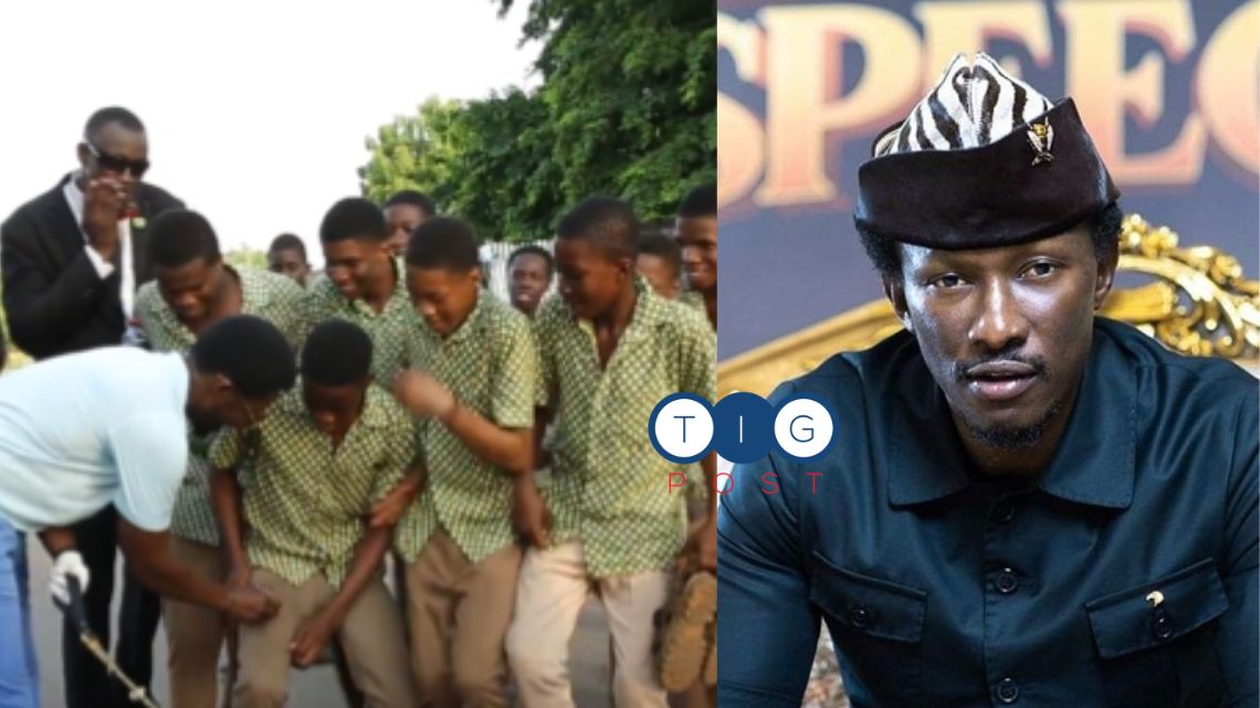 Video: Cheddar signs autographs for Achimota Basic School student fans