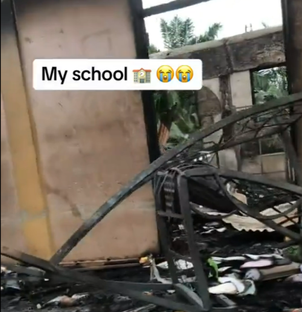 Fire destroys girls dormitory at Jacobu SHS
