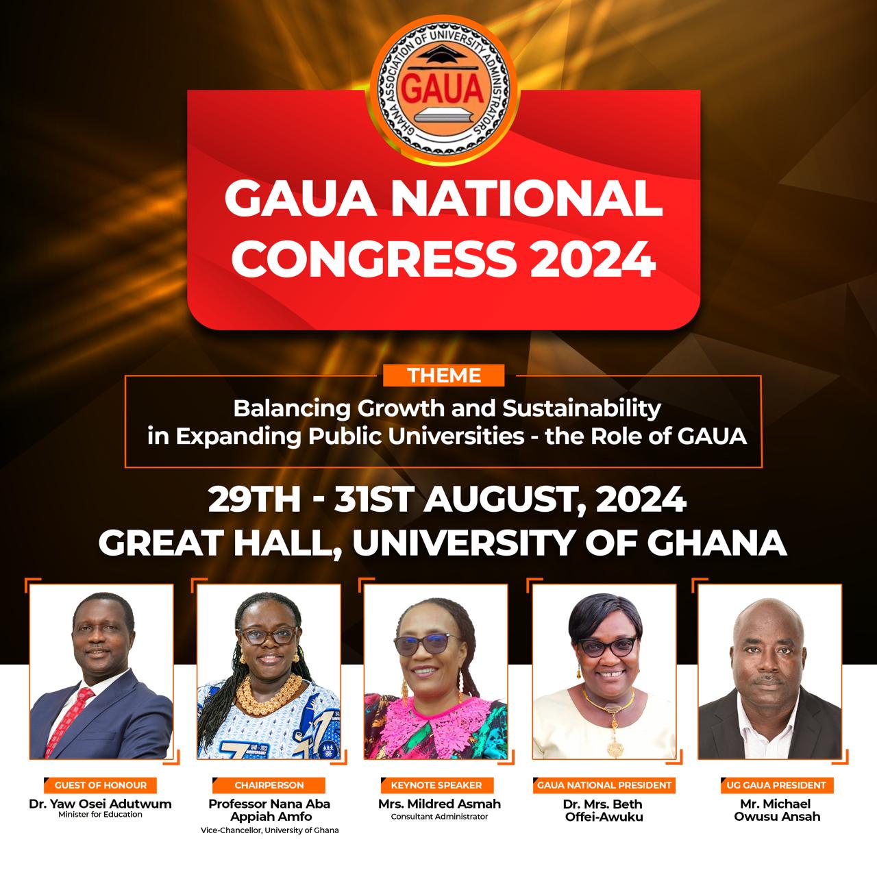GAUA convenes today for conditions of service review; swearing-in of new executives