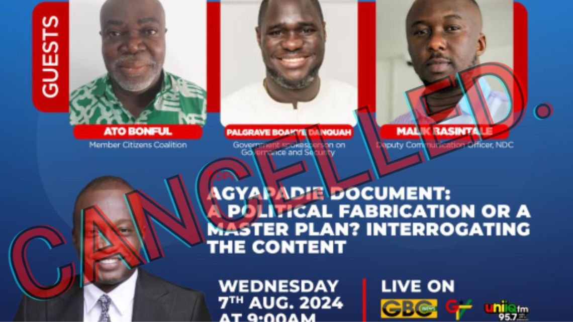 GTV cancels ‘Agyapadie’ show featuring Basintale after ‘order from above’