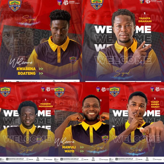 Hearts of Oak announces seven new addition of players ahead of 2024/25 GHPL season