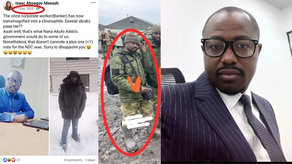 Ex-Ghanaian banker reportedly dies of shock after joining Russian army in Ukraine war