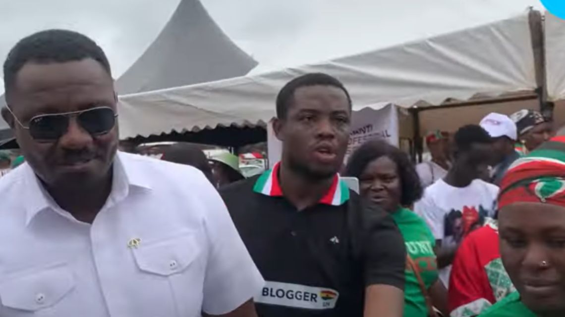 Check out John Dumelo’s entrance at the 2024 NDC Manifesto Launch