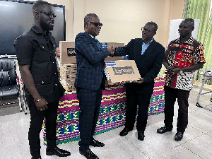 UMaT students receive 50 laptops from BOST