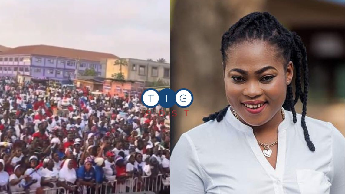 Netizens react to Joyce Blessing’s presence at NPP campaign launch
