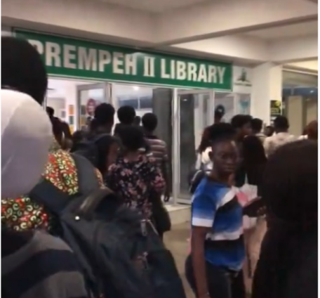 KNUST’s Prempeh library catches fire
