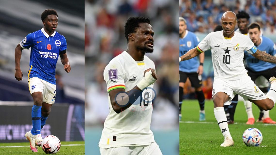 Dede Ayew, Tariq Lamptey, 2 others unlikely to make it for Otto Addo’s Angola-Niger squad