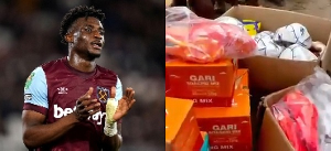 Footballs, boots, jerseys, others – Kudus gives back to his boyhood club
