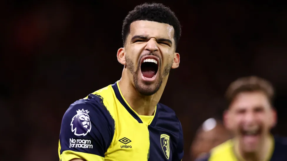 Spurs advance talks in £60m deal for Bournemouth’s Solanke