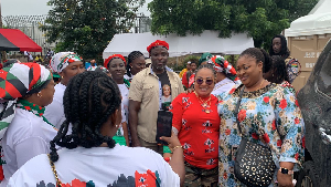 Photos: NDC gets ready for manifesto launch at Winneba