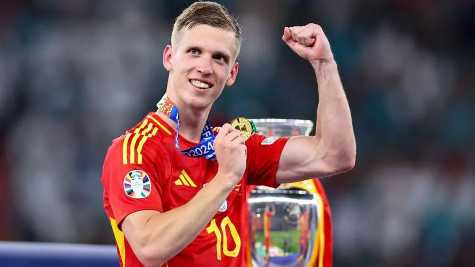 Spain playmaker Olmo joins Barca in £51m deal