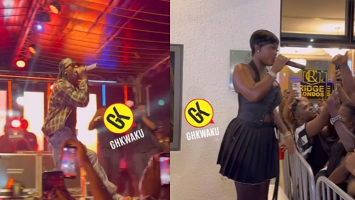 Stonebwoy, Gyakie perform on Day 2 of the Exclusive All-Black Party in Kumasi